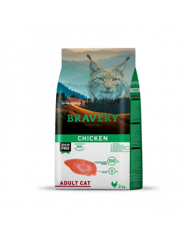 Bravery Chicken Adult Cat 2kg