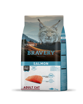 Bravery Salmon Adult Cat 2kg